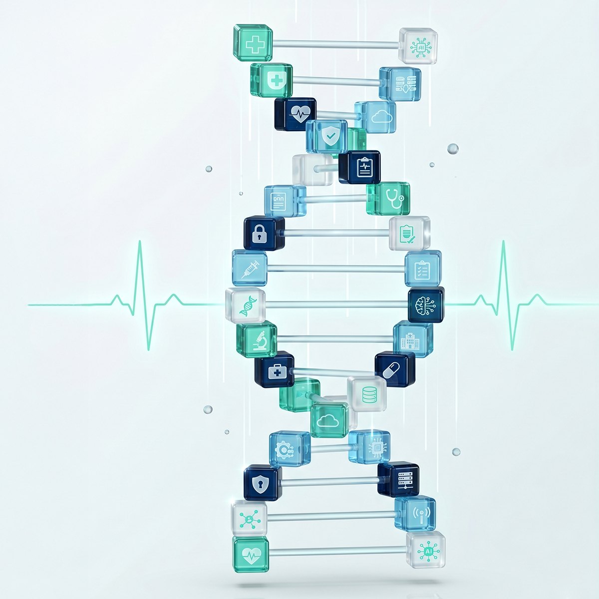 Cover picture of the whitepaper, Agentic governance for healthcare IT